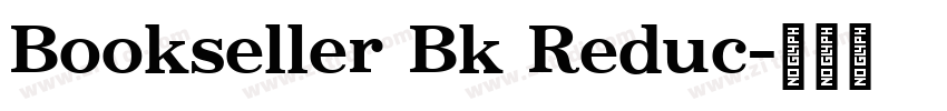 Bookseller Bk Reduc字体转换